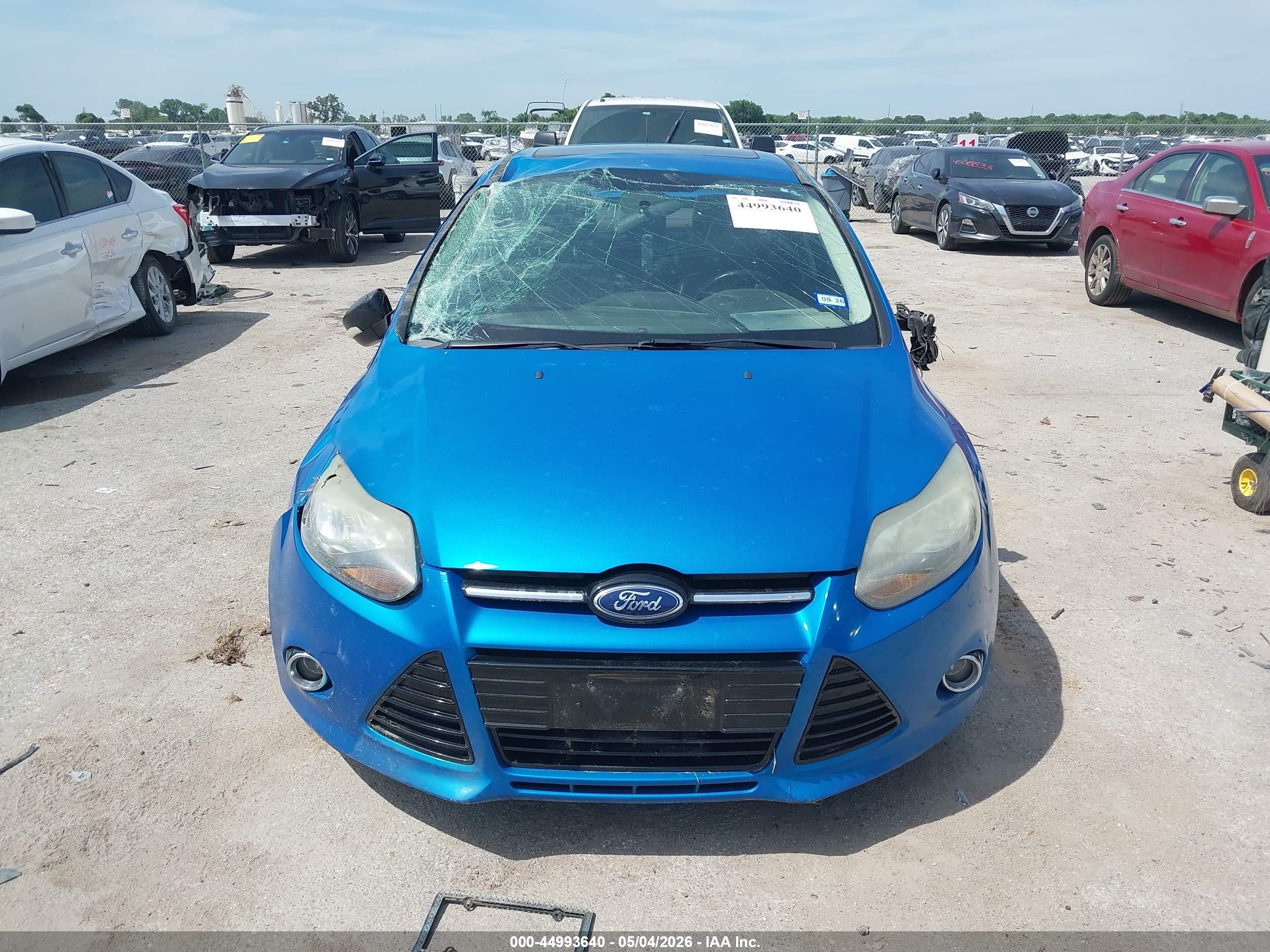 2014 Ford Focus Se Blue vin: 1FADP3F28EL348731