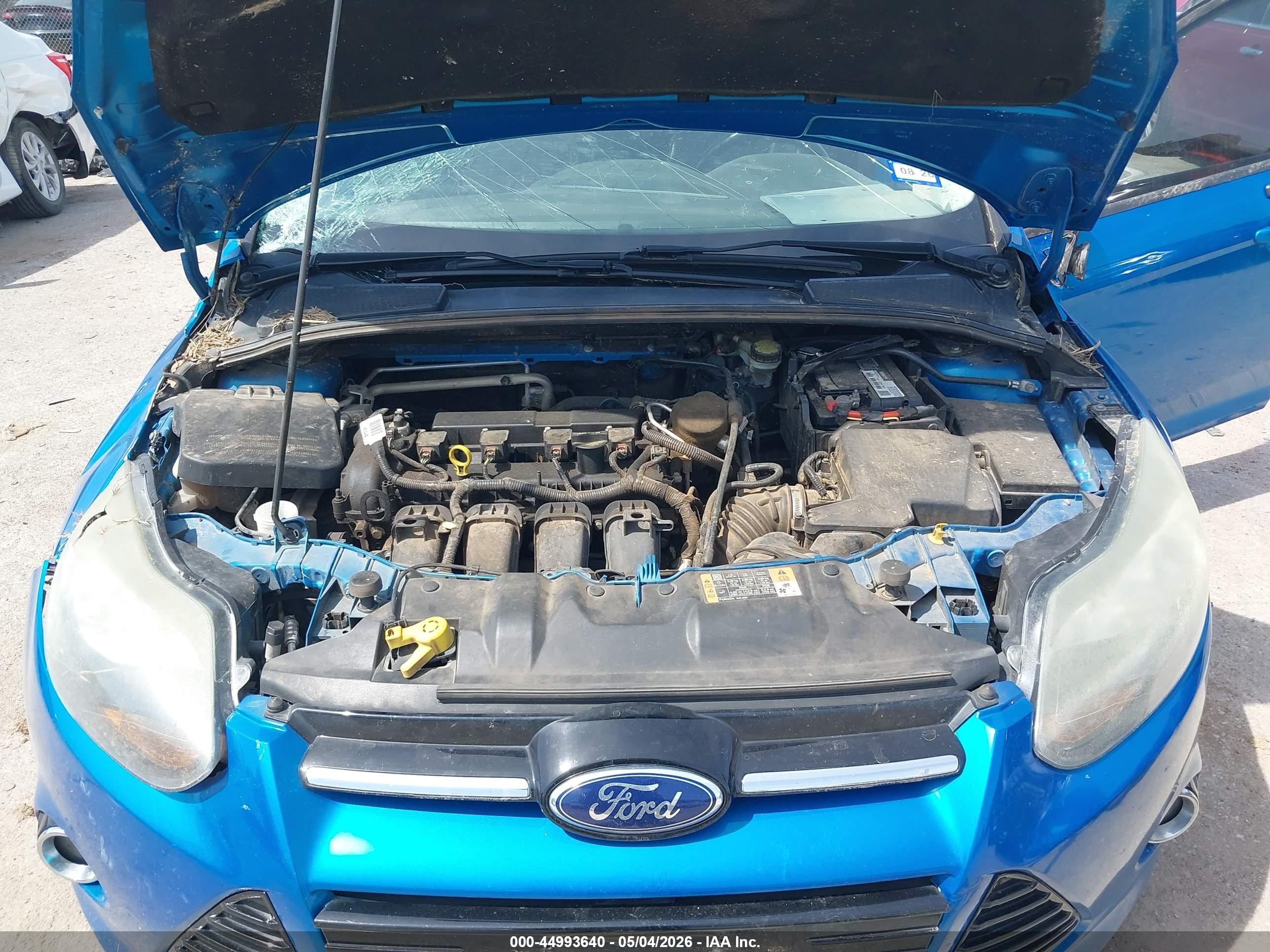 2014 Ford Focus Se Blue vin: 1FADP3F28EL348731