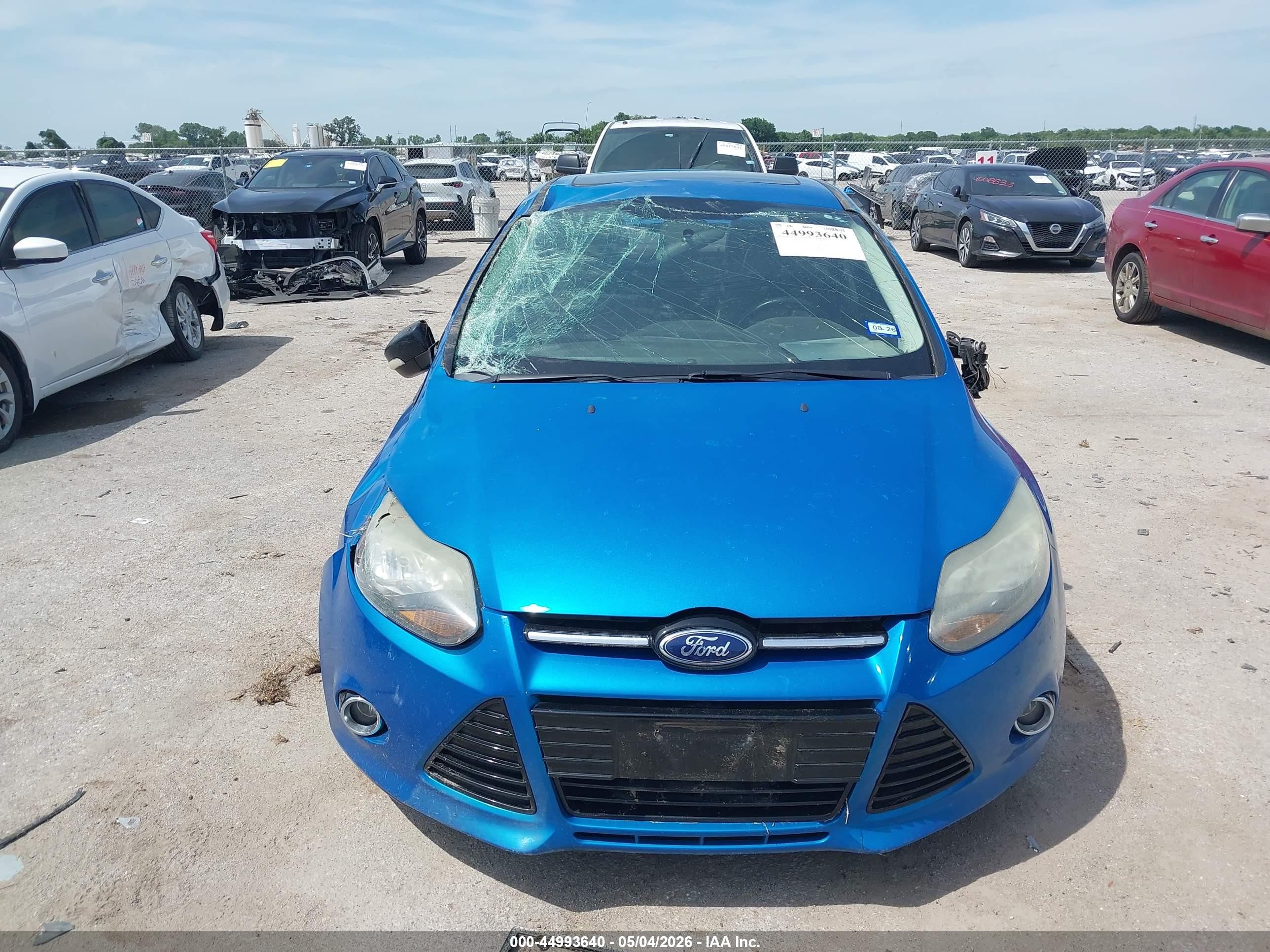 2014 Ford Focus Se Blue vin: 1FADP3F28EL348731