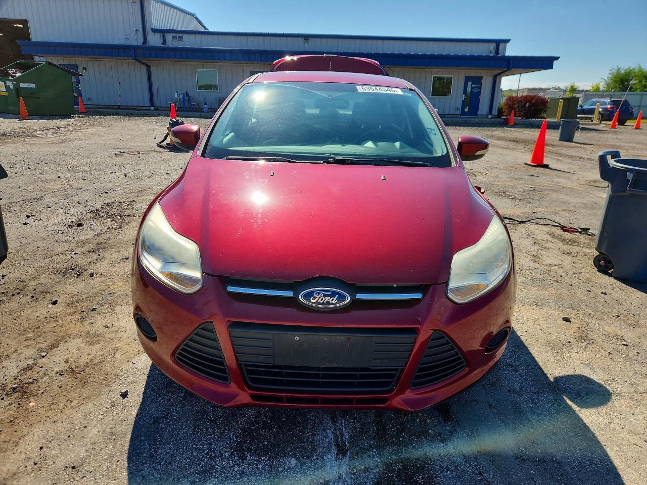 2014 Ford Focus Se Burgundy vin: 1FADP3F28EL355274