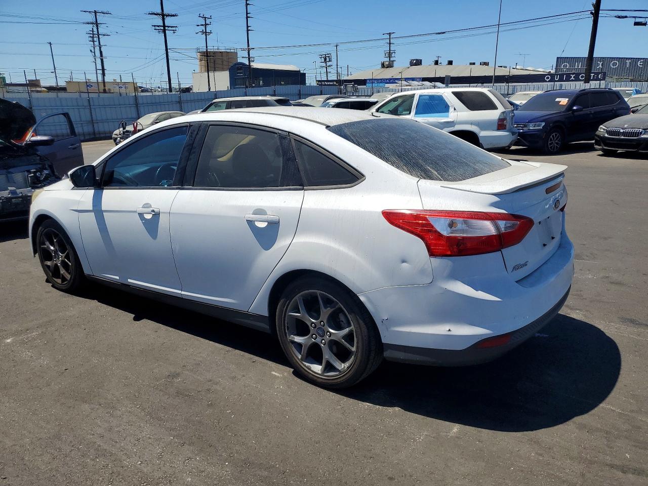 2014 Ford Focus Se Белый vin: 1FADP3F28EL355484