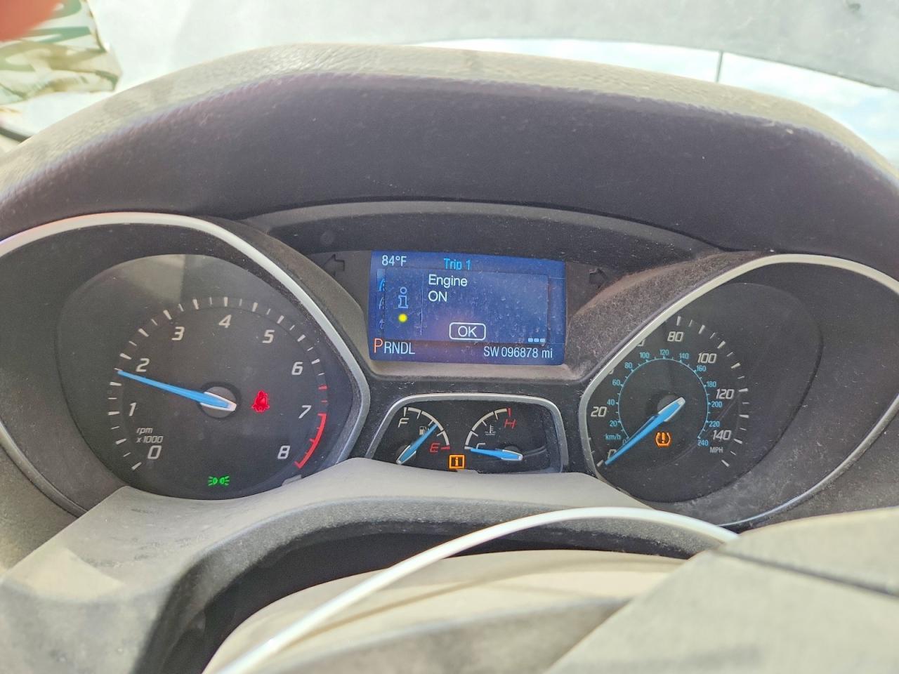 2014 Ford Focus Se Gray vin: 1FADP3F28EL369742