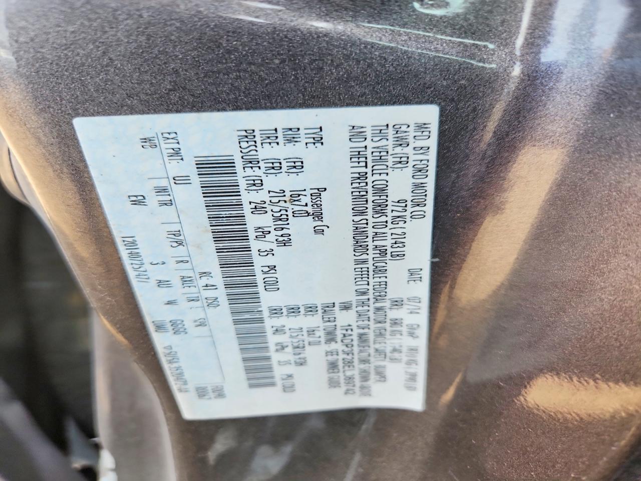 2014 Ford Focus Se Gray vin: 1FADP3F28EL369742