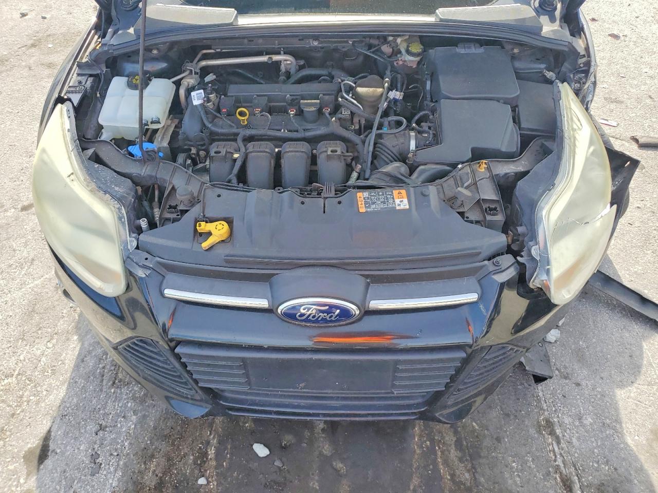 2014 Ford Focus Se Black vin: 1FADP3F28EL378277