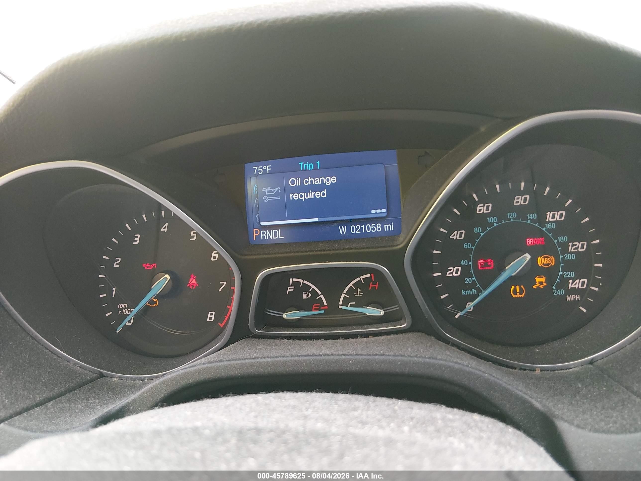 2014 Ford Focus Se Silver vin: 1FADP3F28EL391868