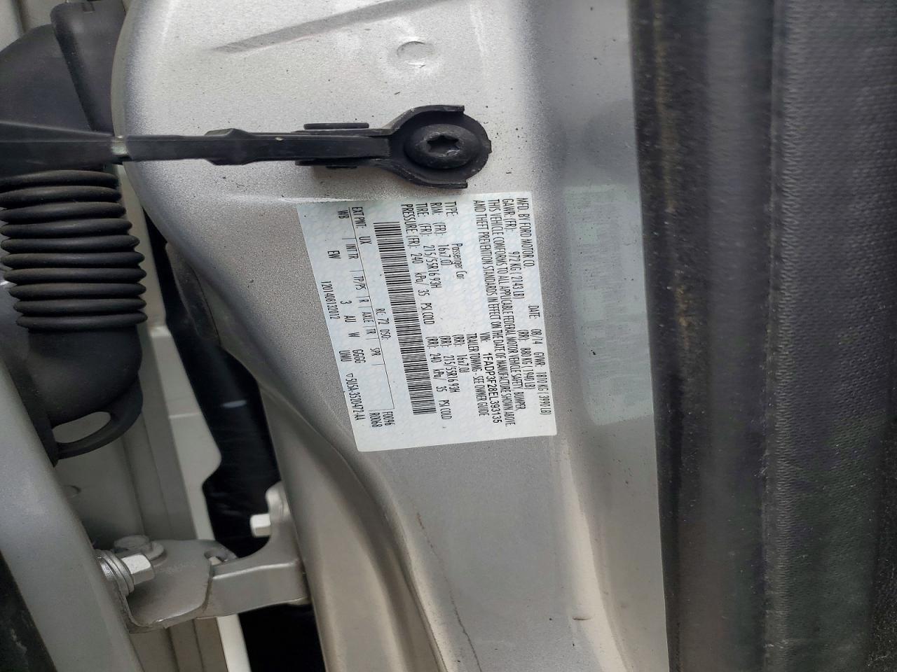 2014 Ford Focus Se Silver vin: 1FADP3F28EL393135