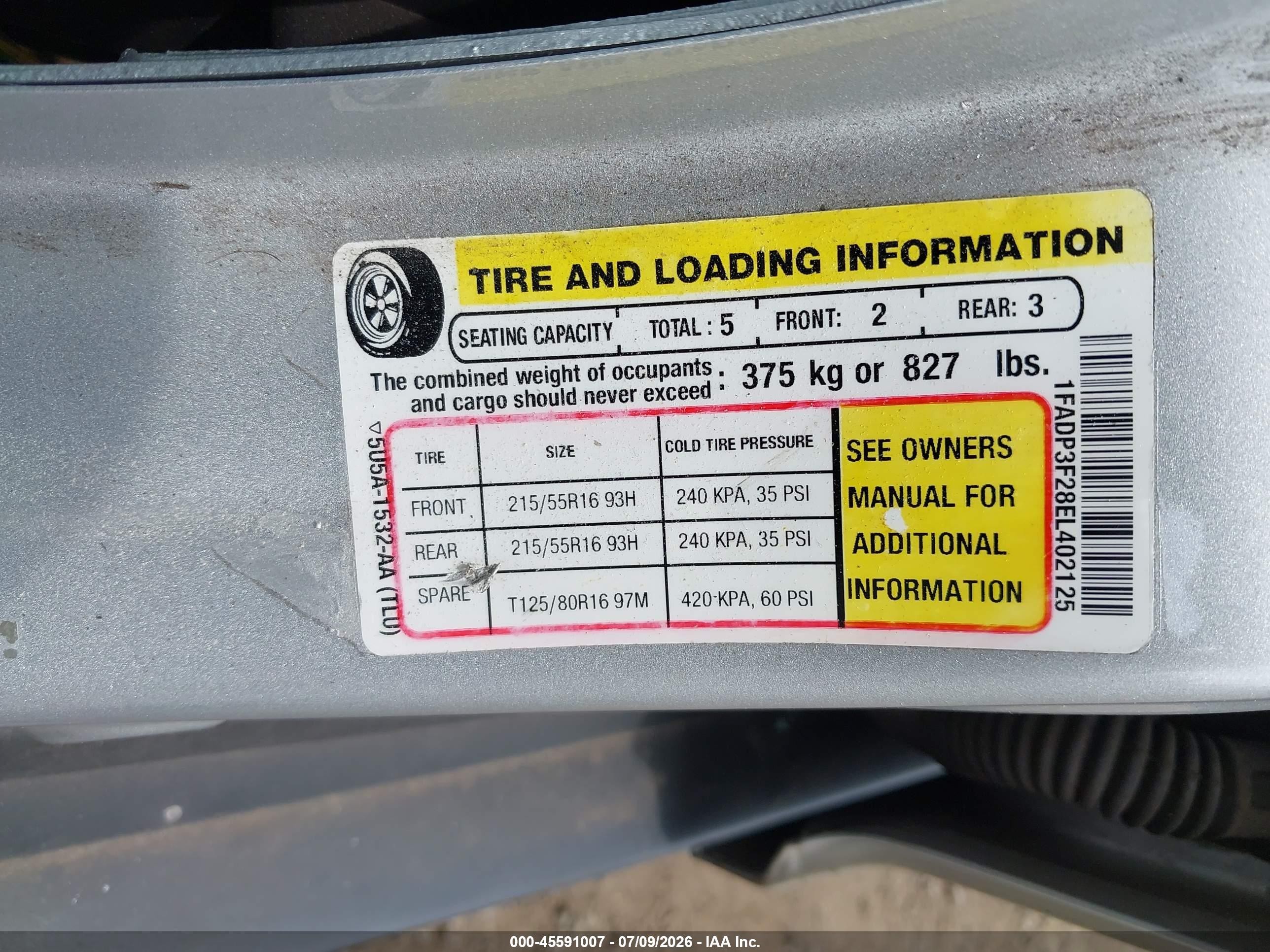 2014 Ford Focus Se Серебряный vin: 1FADP3F28EL402125
