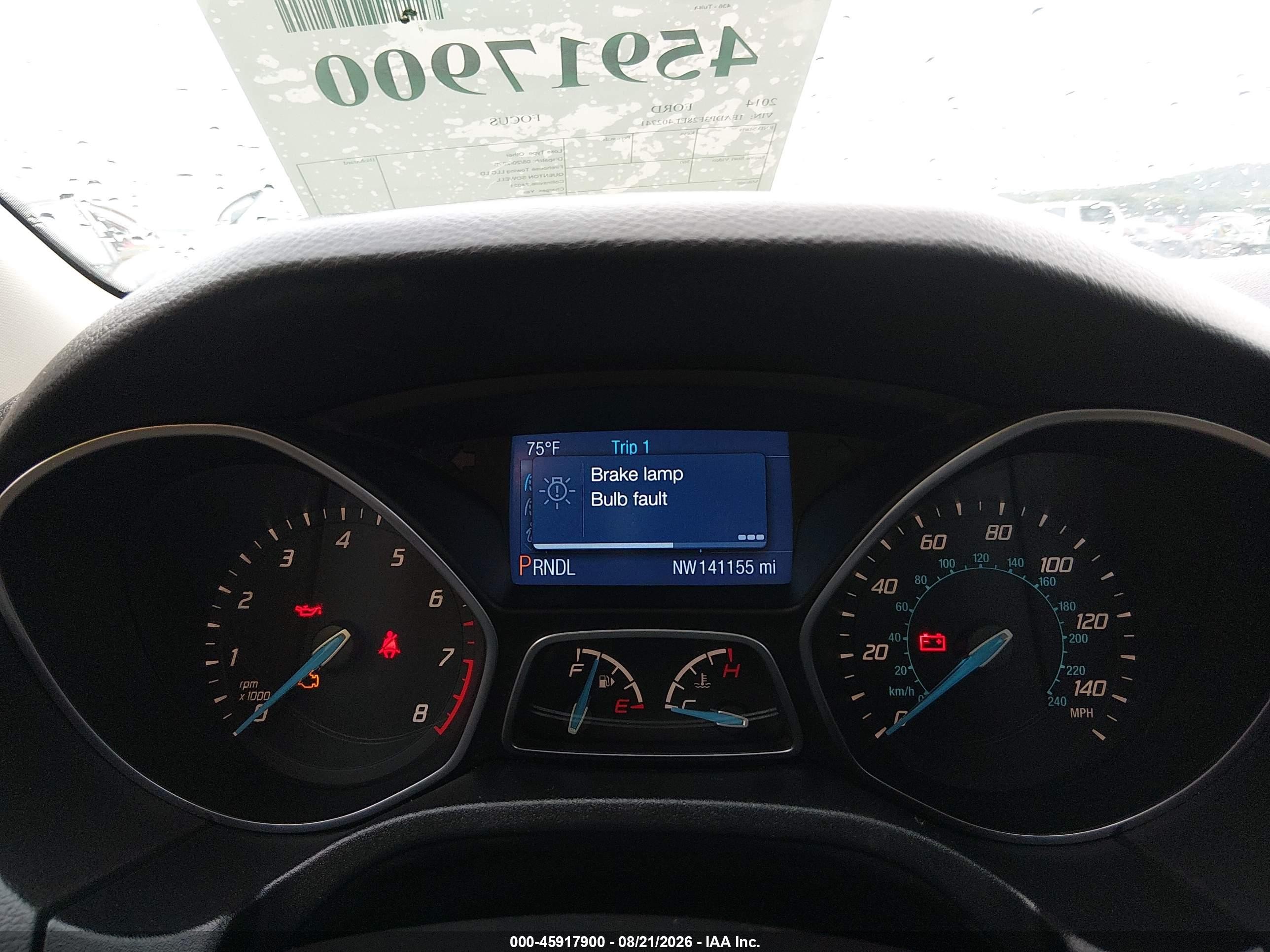 2014 Ford Focus Se Белый vin: 1FADP3F28EL402741