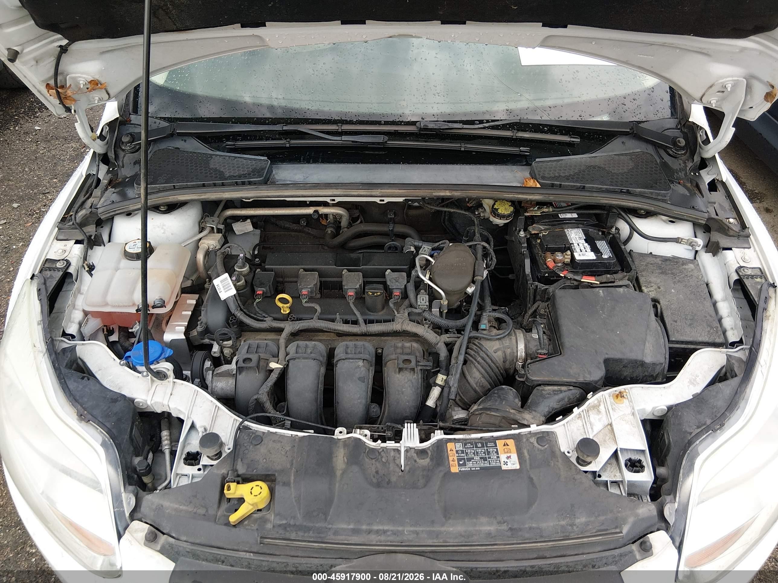 2014 Ford Focus Se Белый vin: 1FADP3F28EL402741