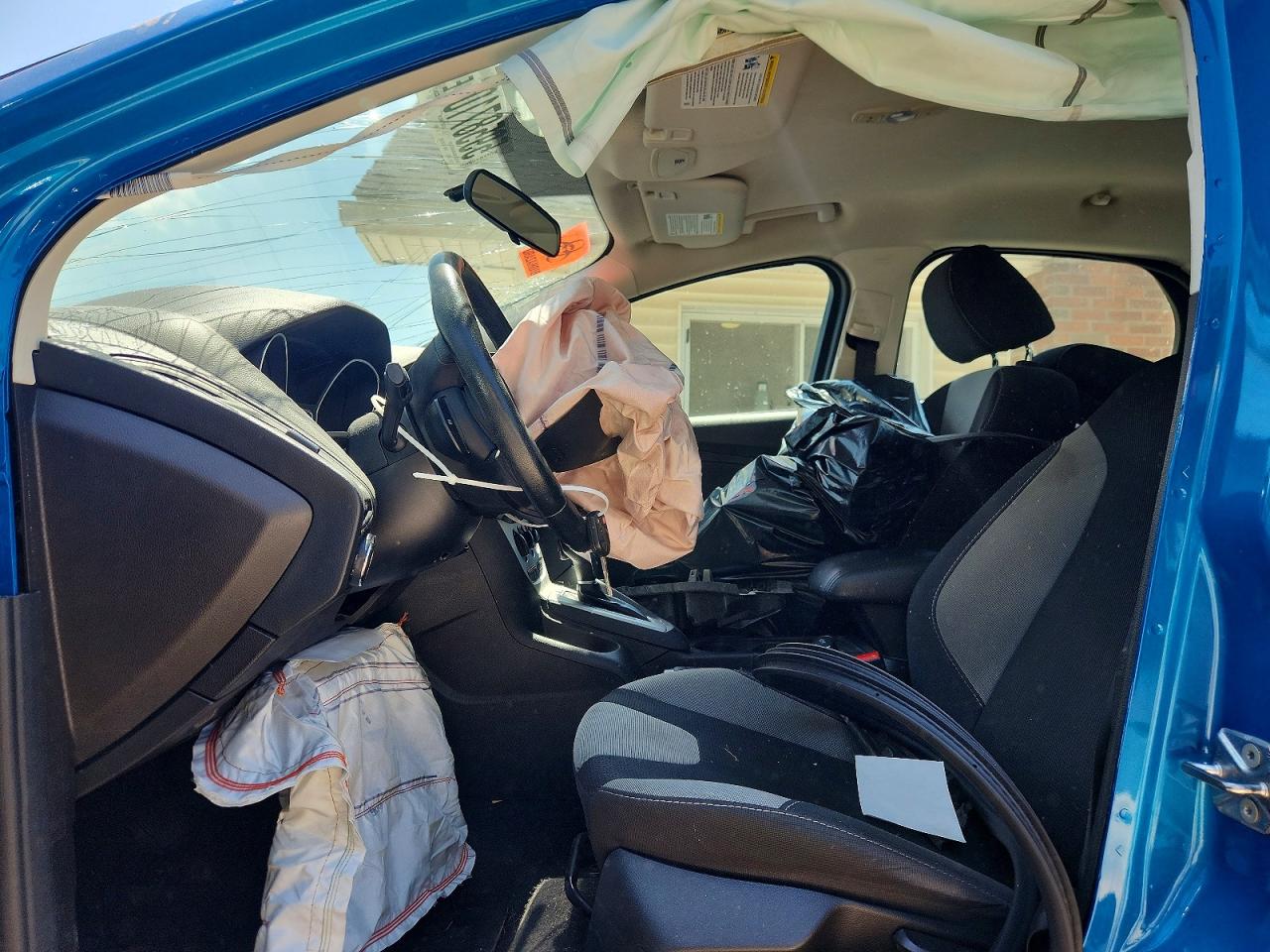 2014 Ford Focus Se Blue vin: 1FADP3F28EL428496