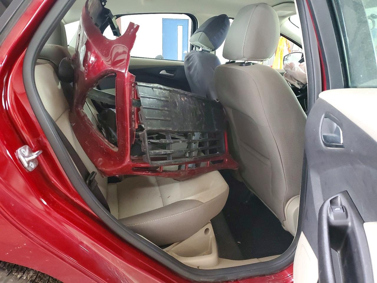 2014 Ford Focus Se Red vin: 1FADP3F28EL435173