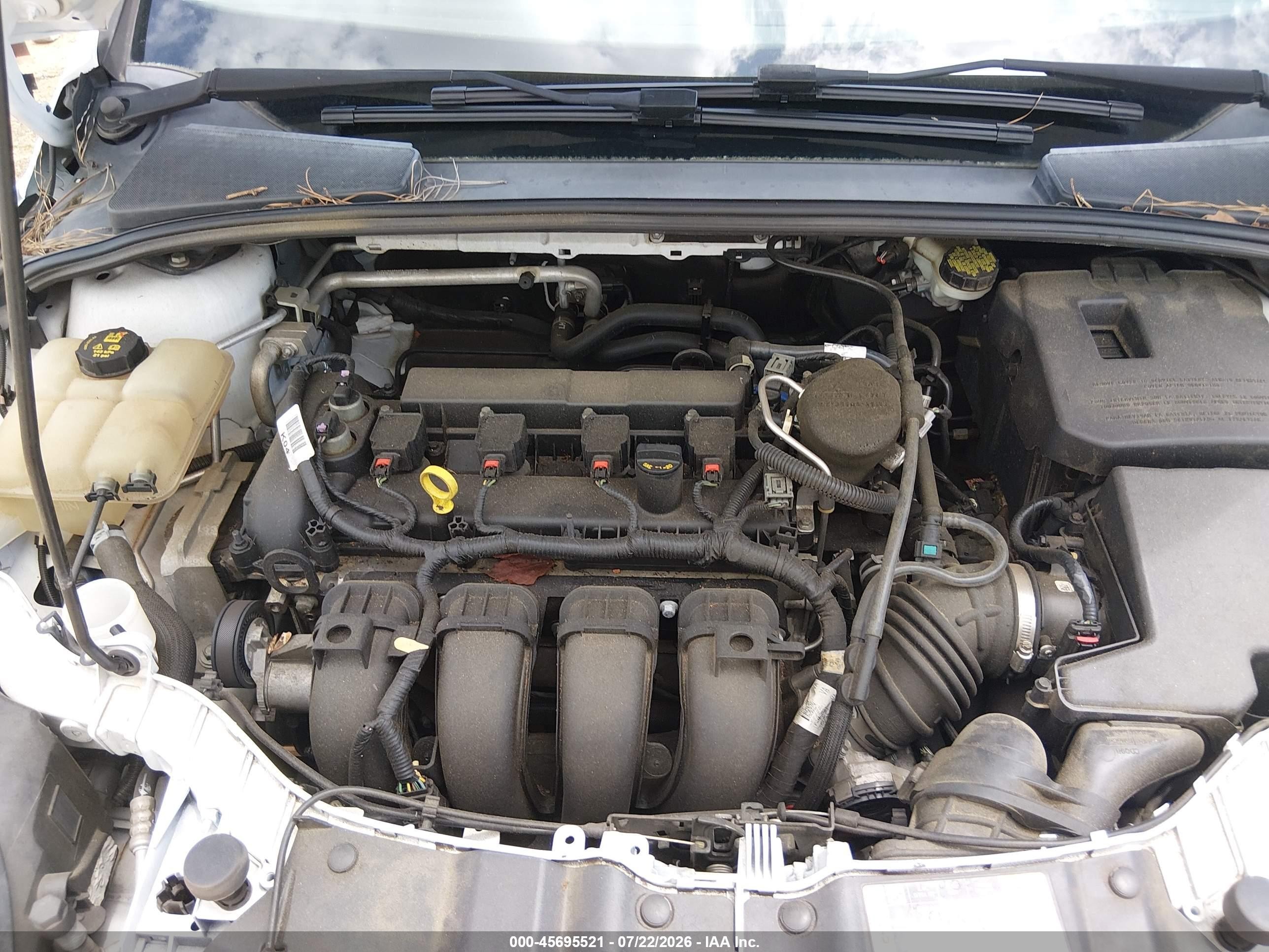 2014 Ford Focus Se Белый vin: 1FADP3F28EL445590