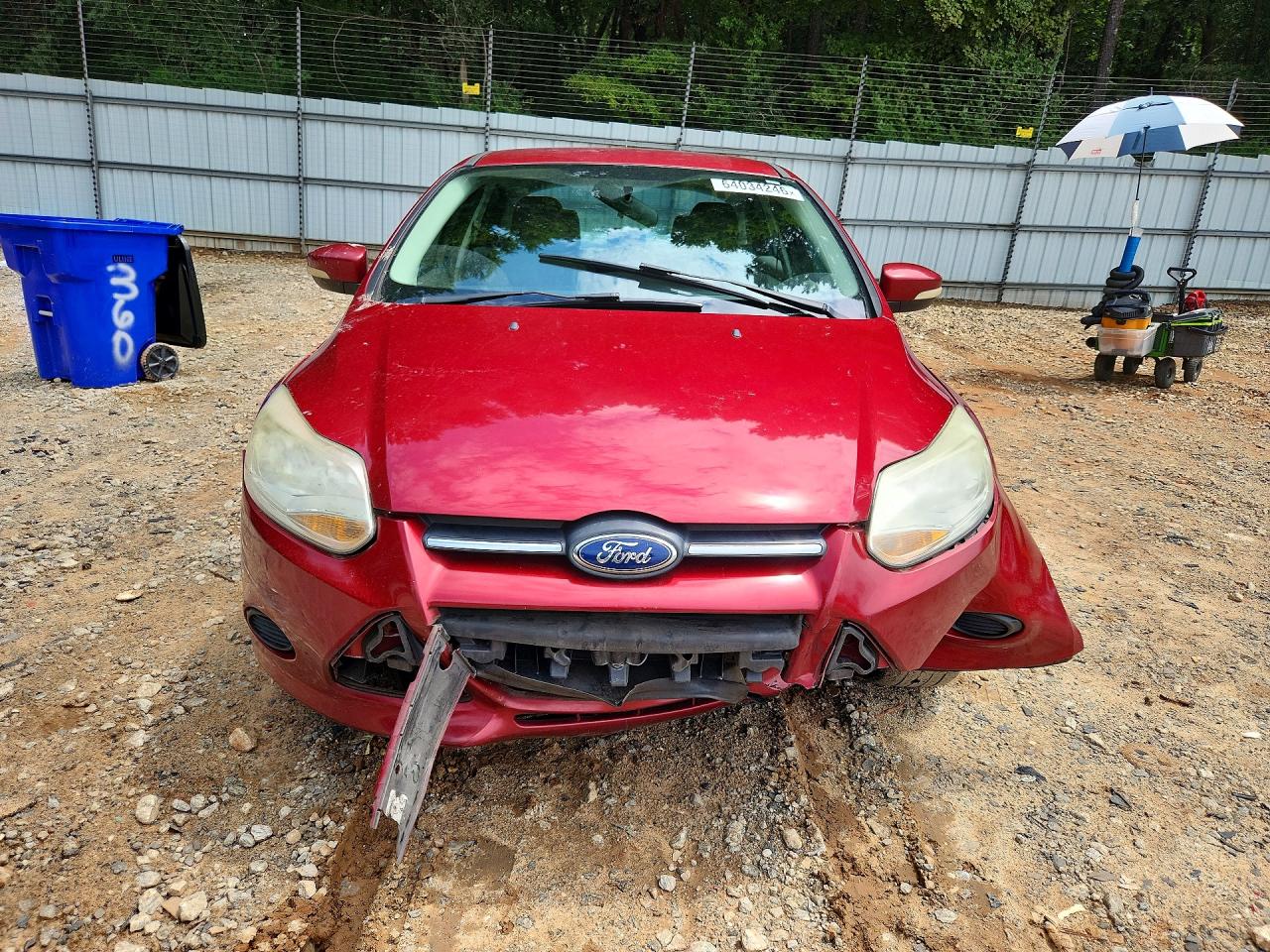 2014 Ford Focus Se Burgundy vin: 1FADP3F28EL447842