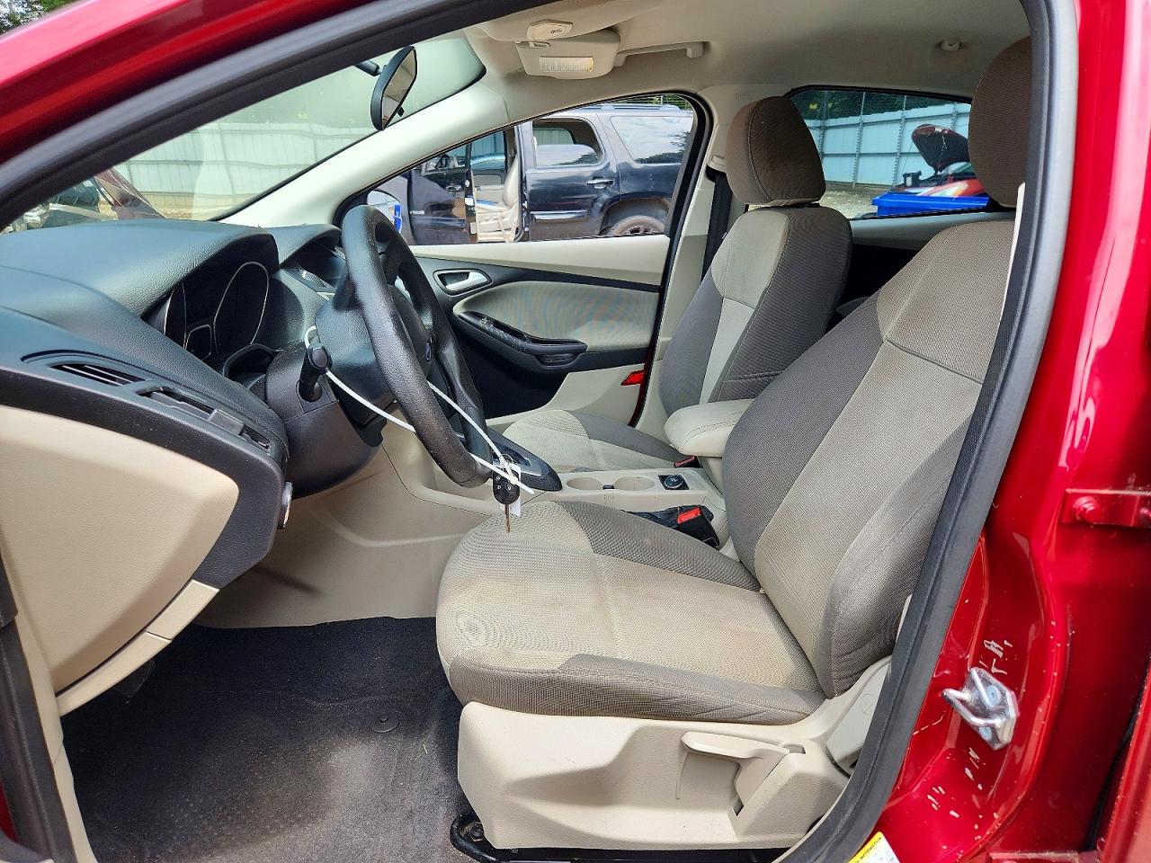 2014 Ford Focus Se Burgundy vin: 1FADP3F28EL447842