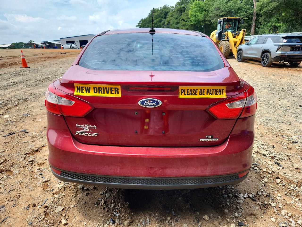 2014 Ford Focus Se Burgundy vin: 1FADP3F28EL447842