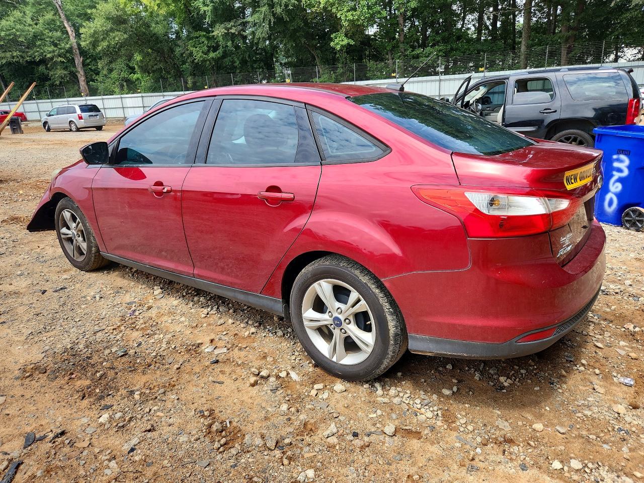 2014 Ford Focus Se Burgundy vin: 1FADP3F28EL447842