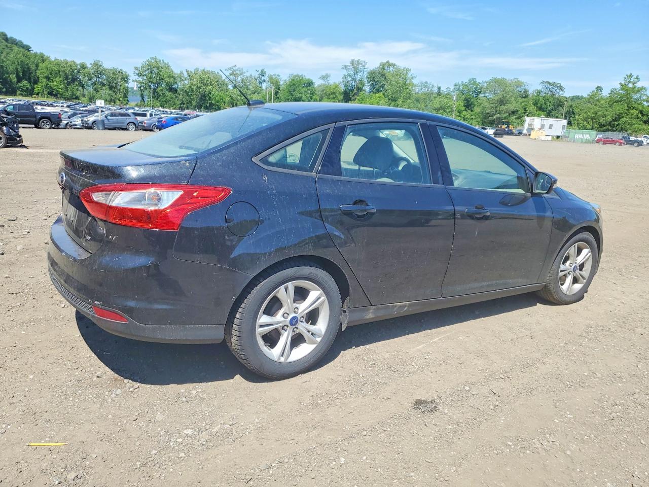 2014 Ford Focus Se Black vin: 1FADP3F28EL457318
