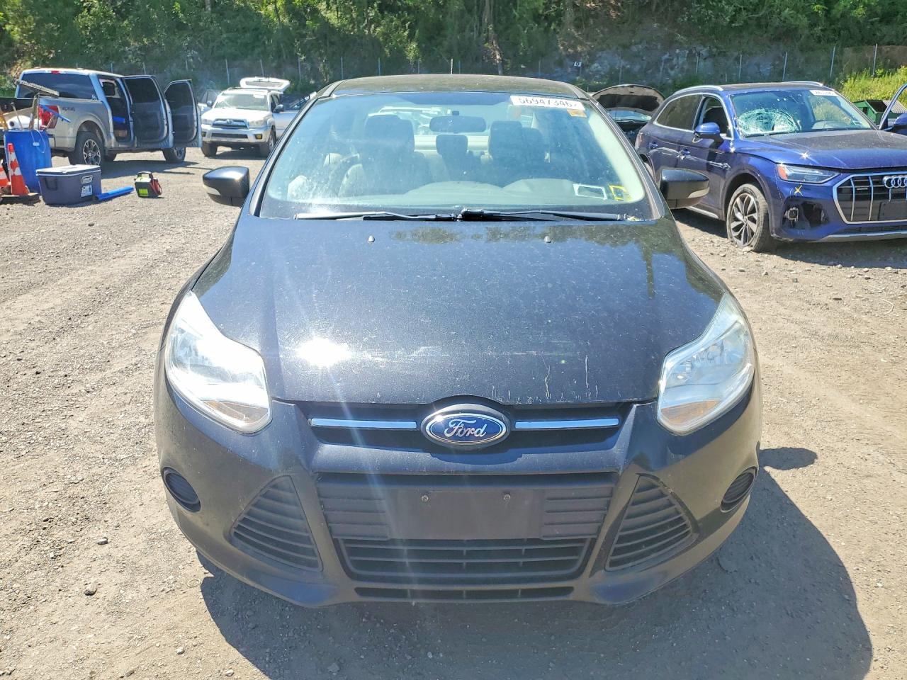 2014 Ford Focus Se Black vin: 1FADP3F28EL457318