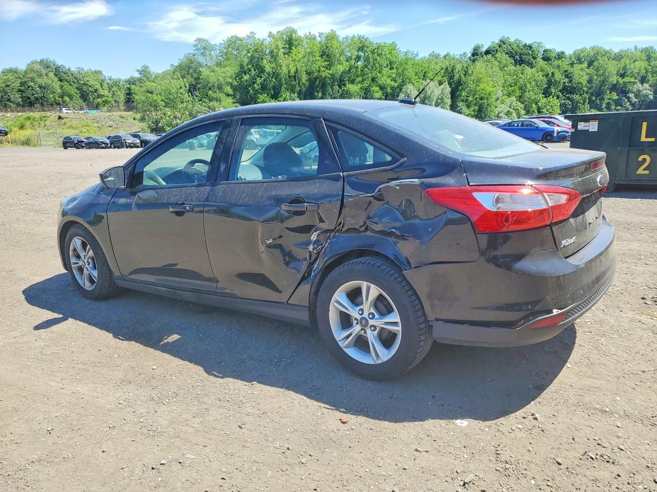 2014 Ford Focus Se Black vin: 1FADP3F28EL457318