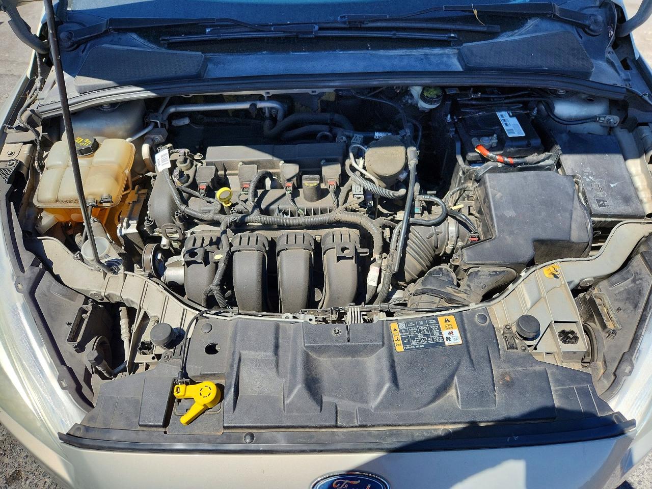 2015 Ford Focus Se Beige vin: 1FADP3F28FL204520