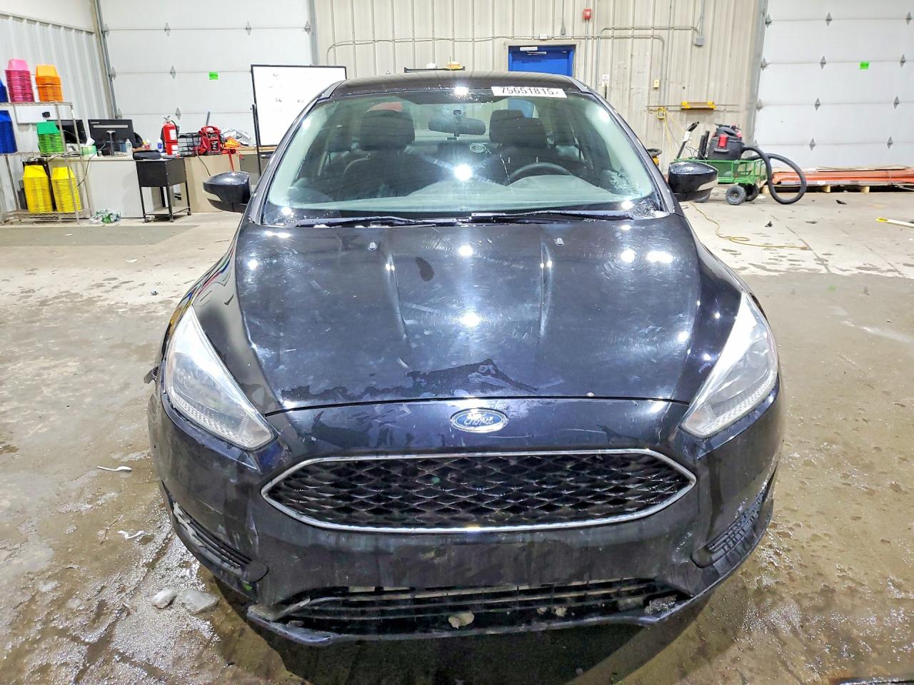 2015 Ford Focus Se Black vin: 1FADP3F28FL212990