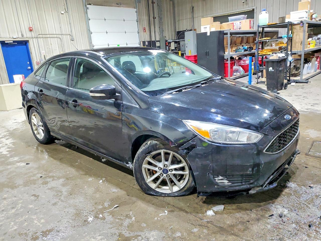 2015 Ford Focus Se Black vin: 1FADP3F28FL212990