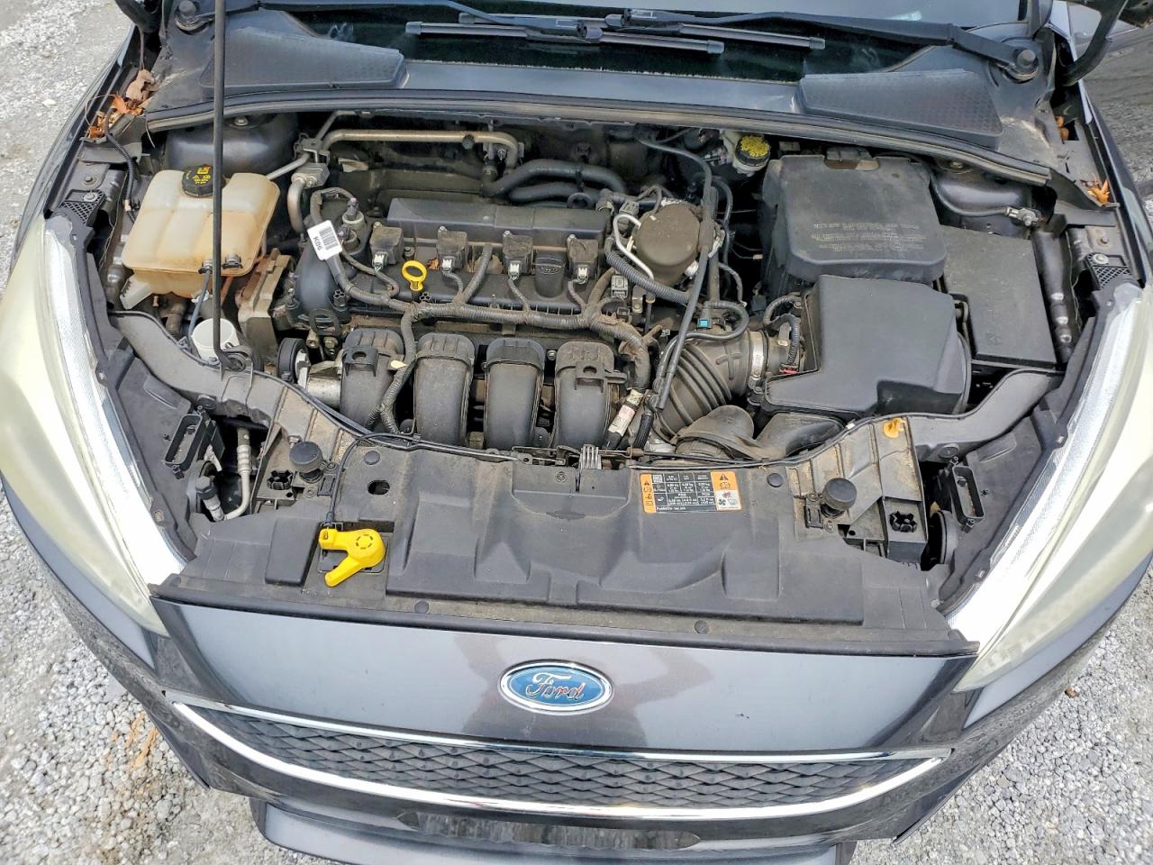 2015 Ford Focus Se Gray vin: 1FADP3F28FL214643