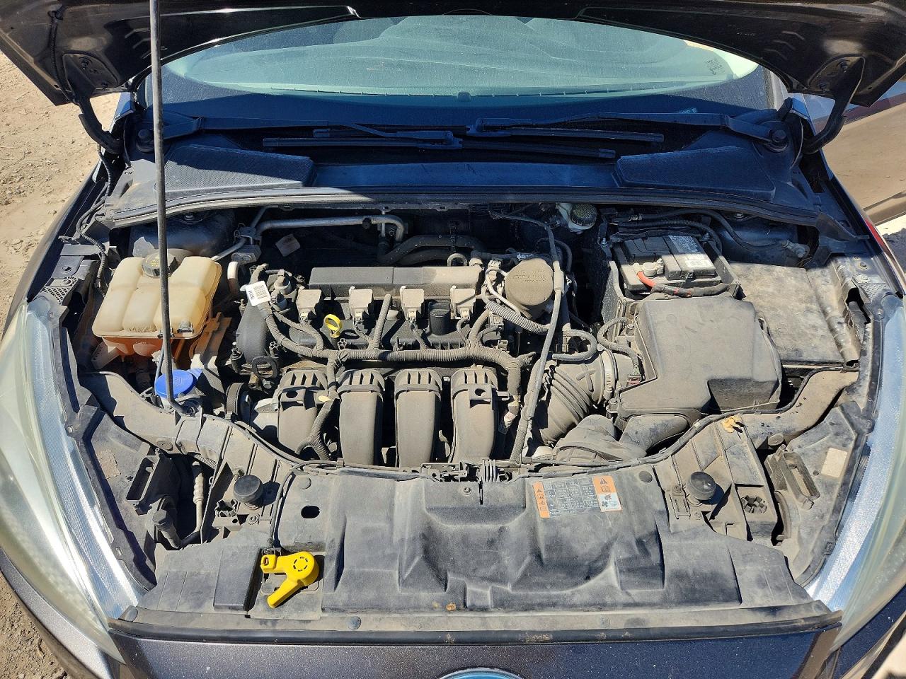 2015 Ford Focus Se Gray vin: 1FADP3F28FL231328