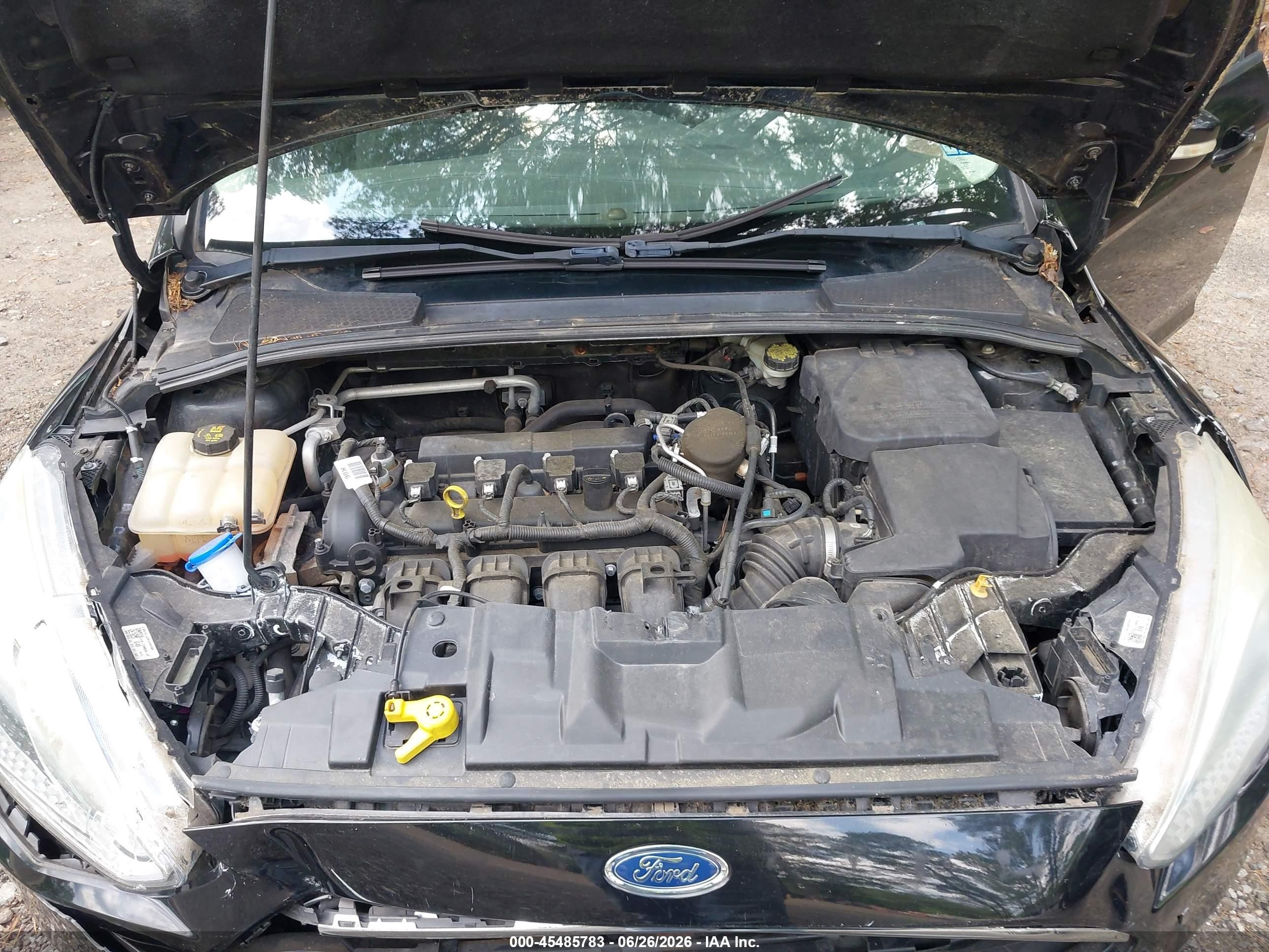 2015 Ford Focus Se Black vin: 1FADP3F28FL243222