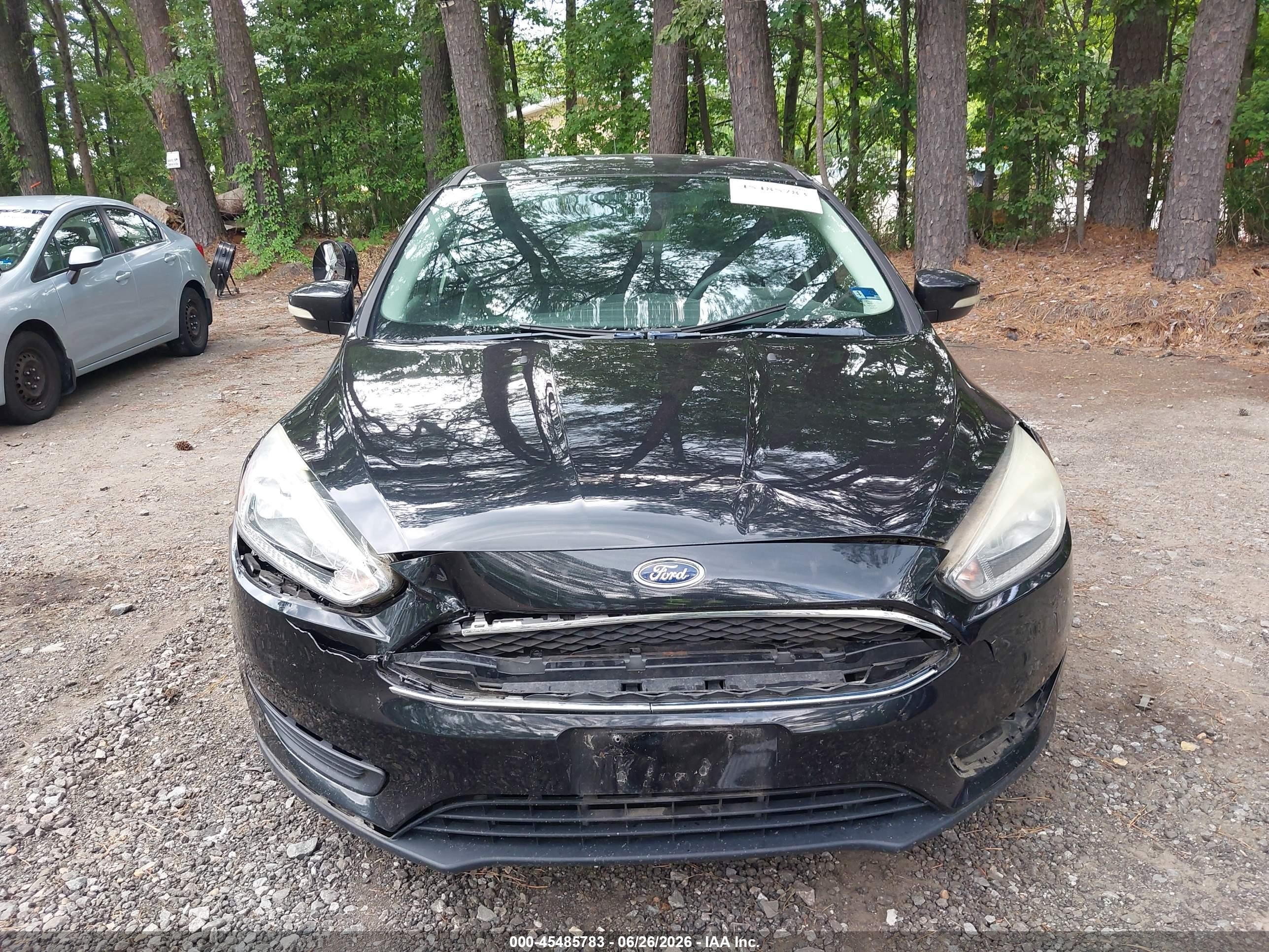2015 Ford Focus Se Black vin: 1FADP3F28FL243222