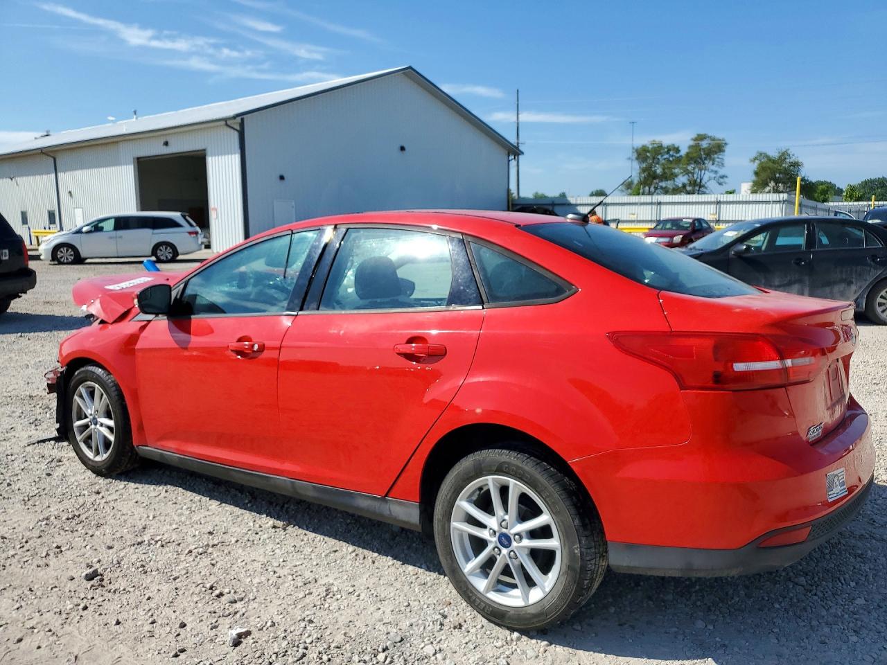 2015 Ford Focus Se Red vin: 1FADP3F28FL244936