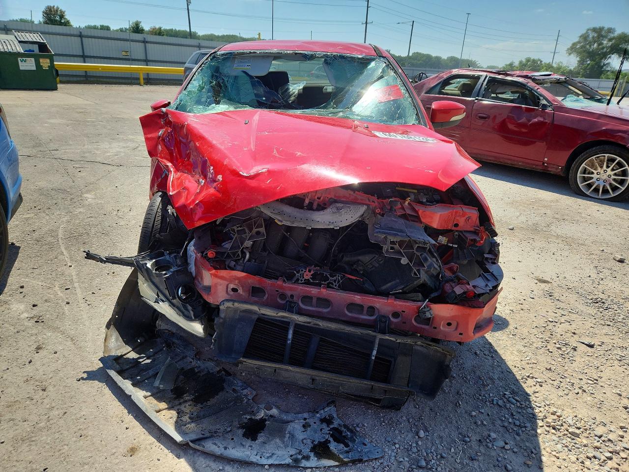 2015 Ford Focus Se Red vin: 1FADP3F28FL244936