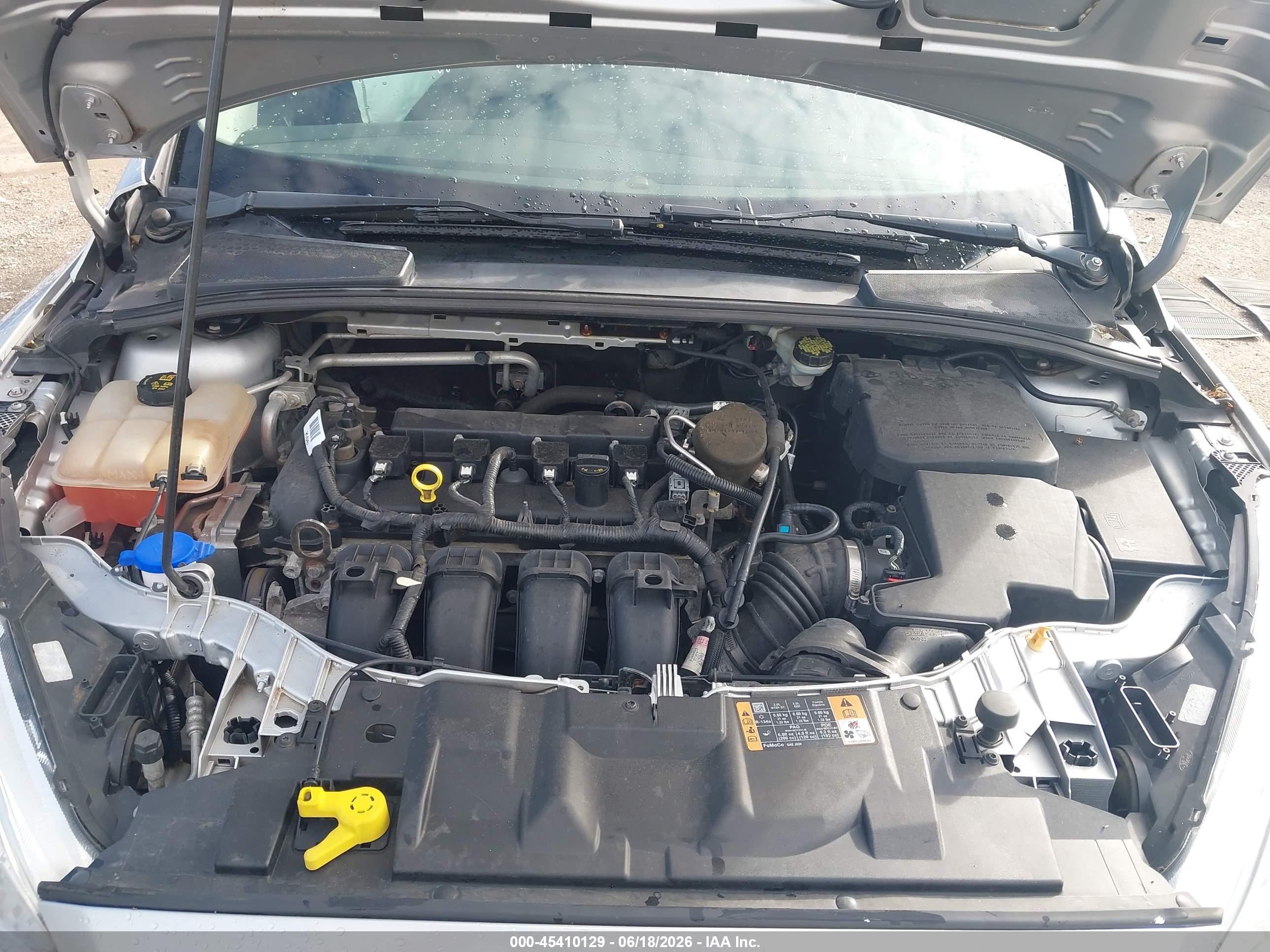 2015 Ford Focus Se Silver vin: 1FADP3F28FL254575