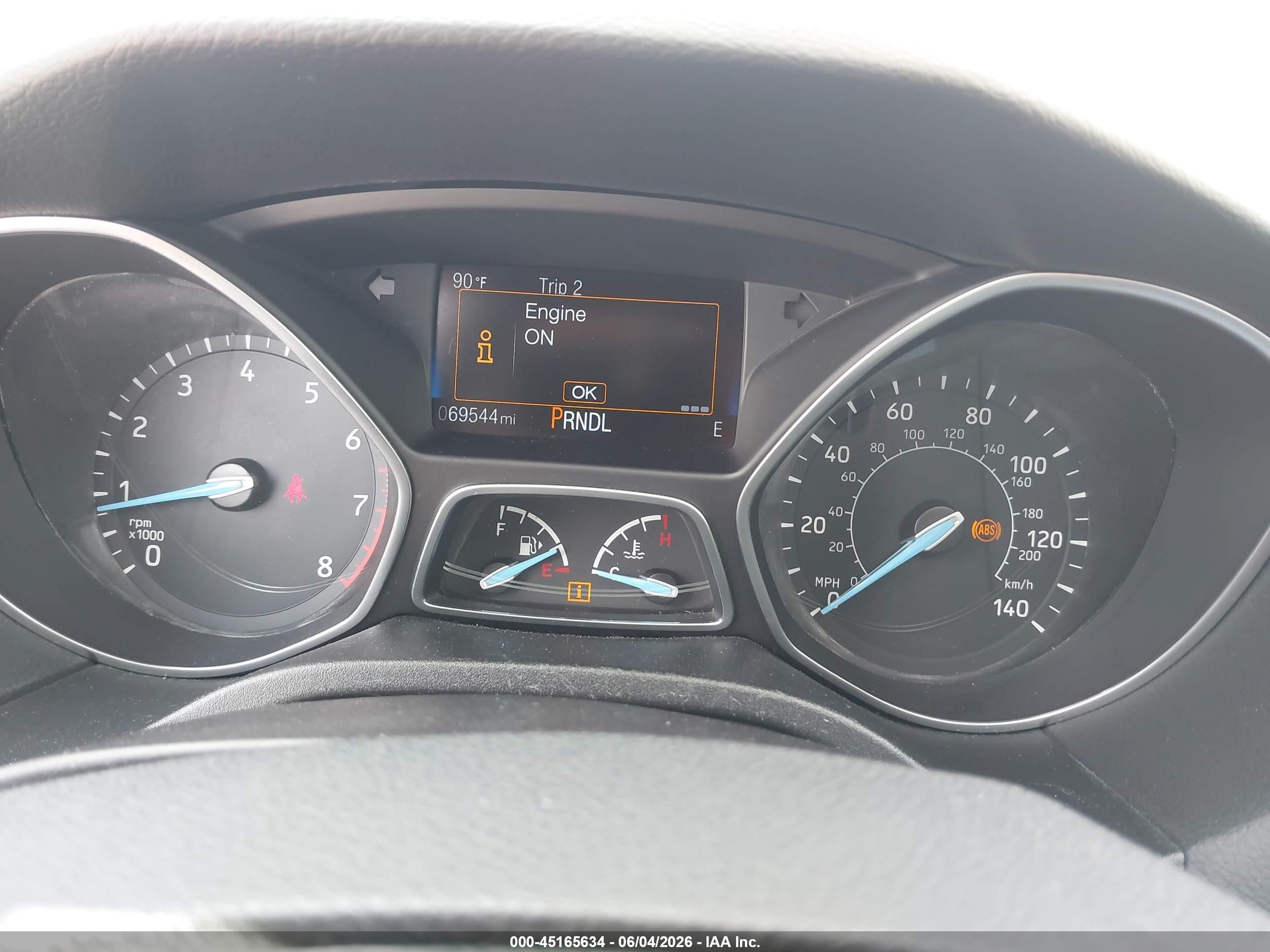 2015 Ford Focus Se Red vin: 1FADP3F28FL255516