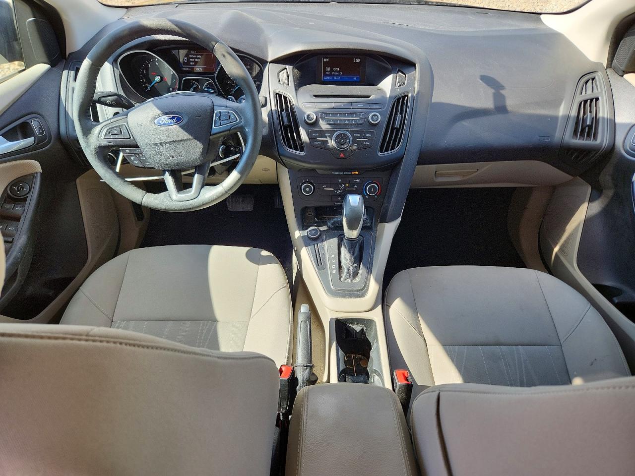 2015 Ford Focus Se Gray vin: 1FADP3F28FL285681
