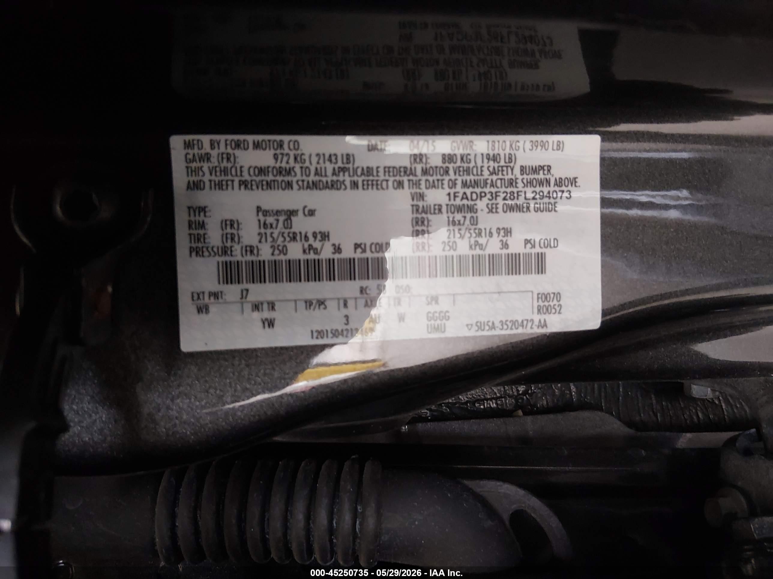 2015 Ford Focus Se Gray vin: 1FADP3F28FL294073