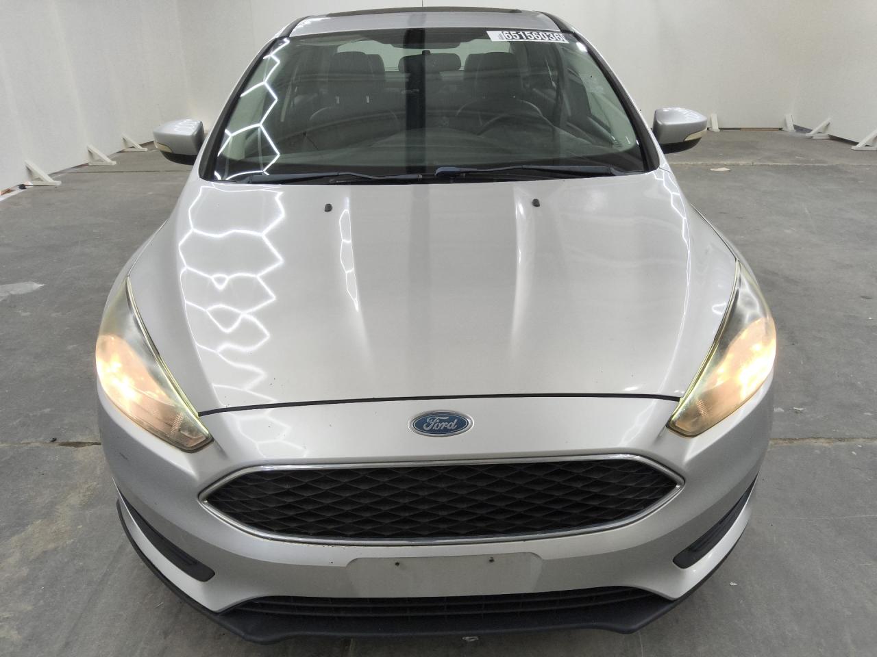 2015 Ford Focus Se Silver vin: 1FADP3F28FL318596 Damage: Front Bumper/Cover, Previous Repair, Substandard Repair