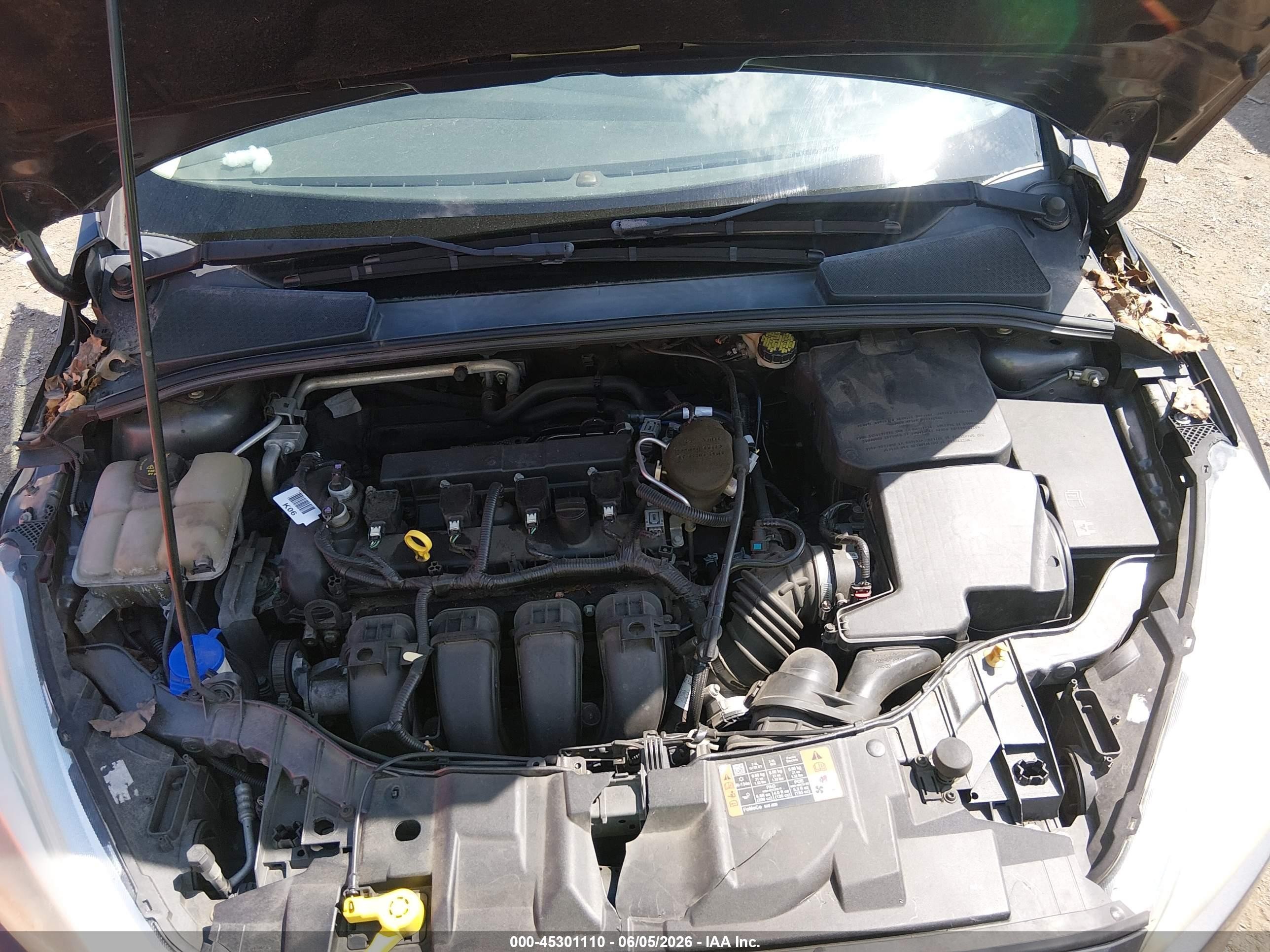 2015 Ford Focus Se Gray vin: 1FADP3F28FL336998