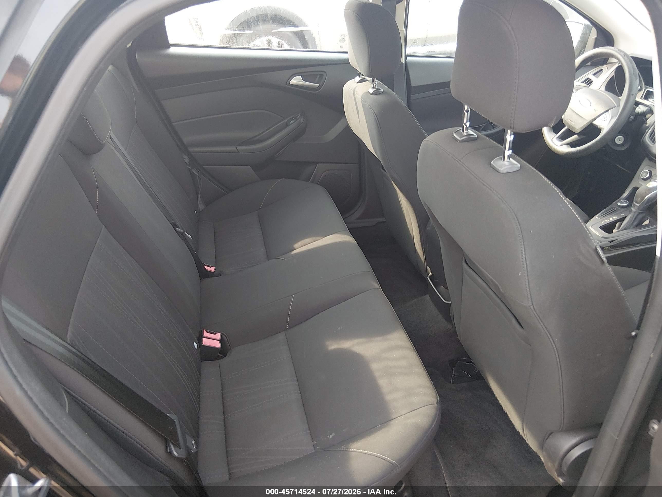 2015 Ford Focus Se Black vin: 1FADP3F28FL365949