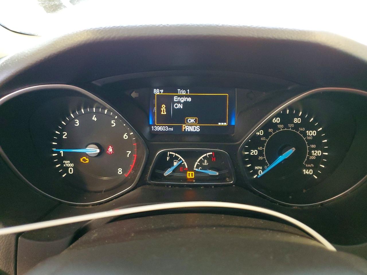 2015 Ford Focus Se Gray vin: 1FADP3F28FL373047