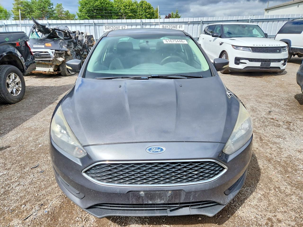 2015 Ford Focus Se Серый vin: 1FADP3F28FL377311