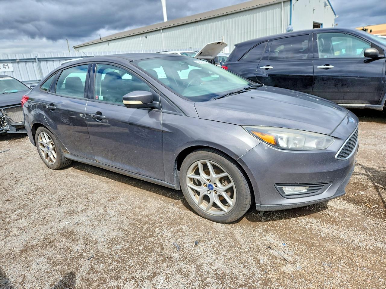 2015 Ford Focus Se Серый vin: 1FADP3F28FL377311