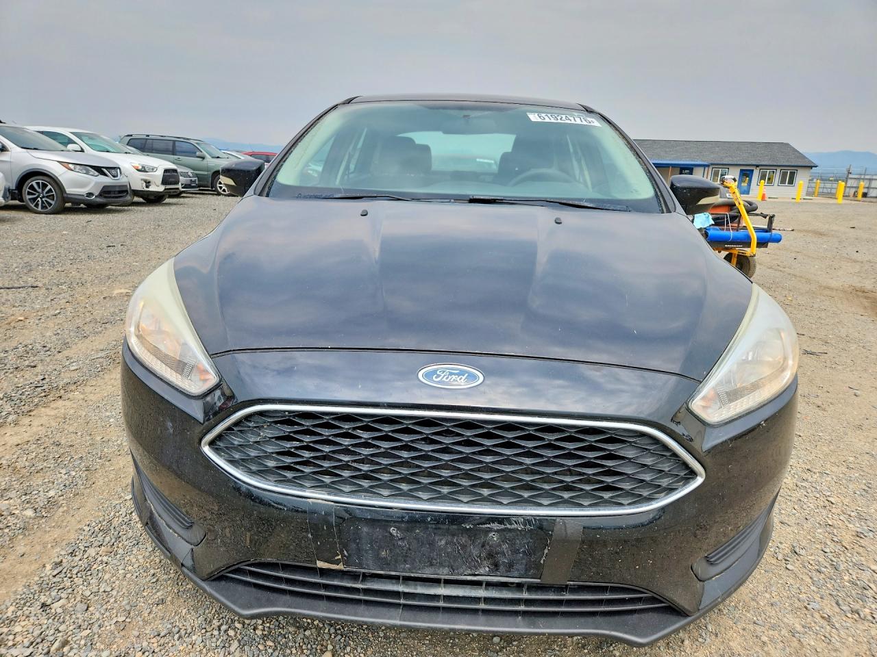 2017 Ford Focus Se Black vin: 1FADP3F28HL300635