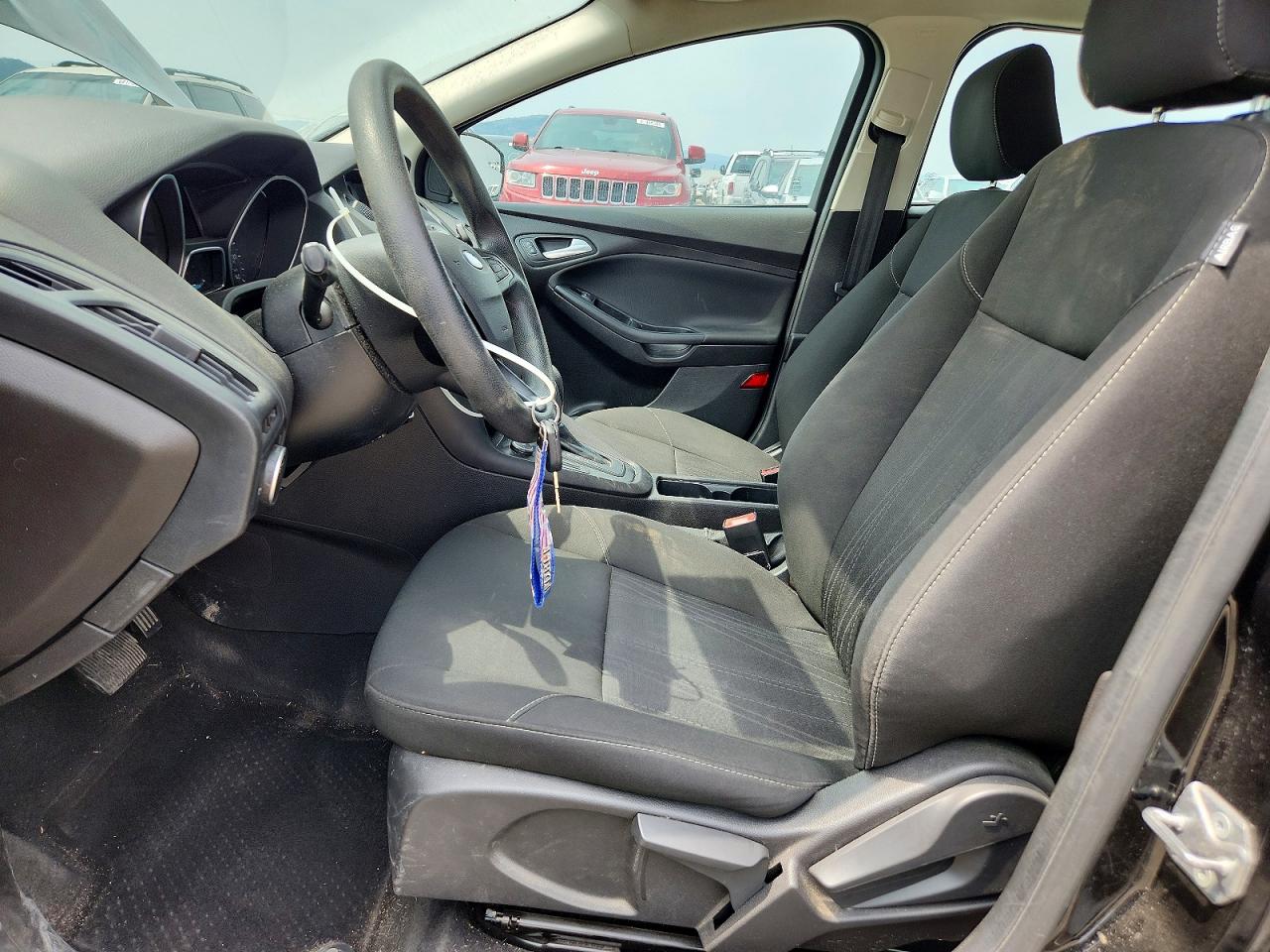 2017 Ford Focus Se Black vin: 1FADP3F28HL300635