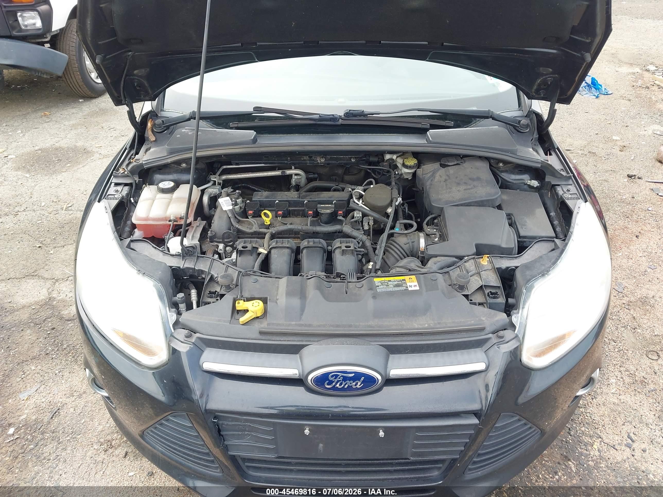 2013 Ford Focus Se Black vin: 1FADP3F29DL121188