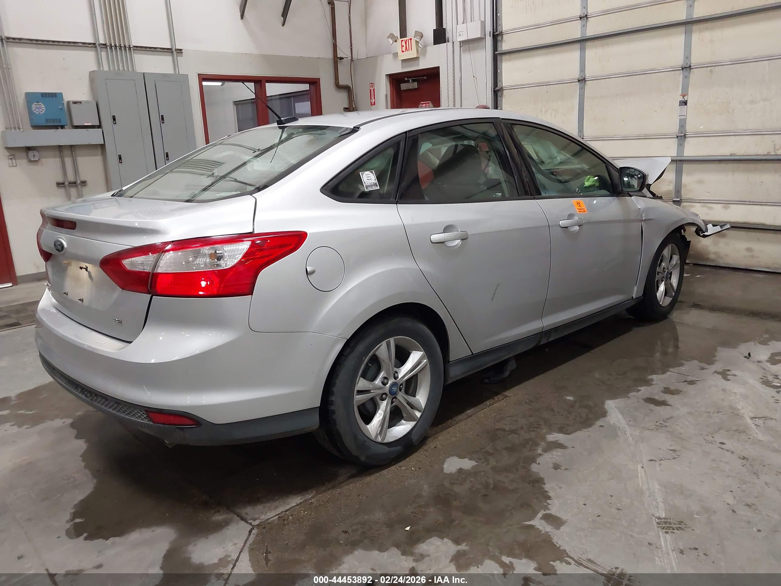 2013 Ford Focus Se Gray vin: 1FADP3F29DL124463