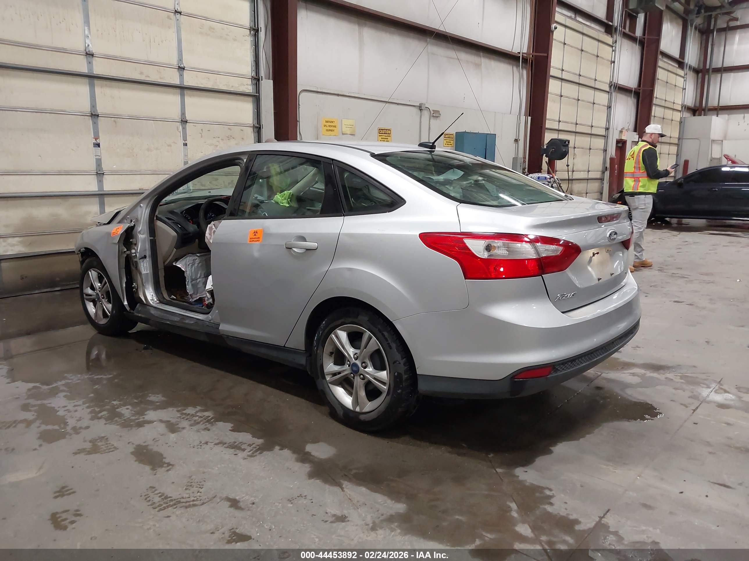 2013 Ford Focus Se Gray vin: 1FADP3F29DL124463