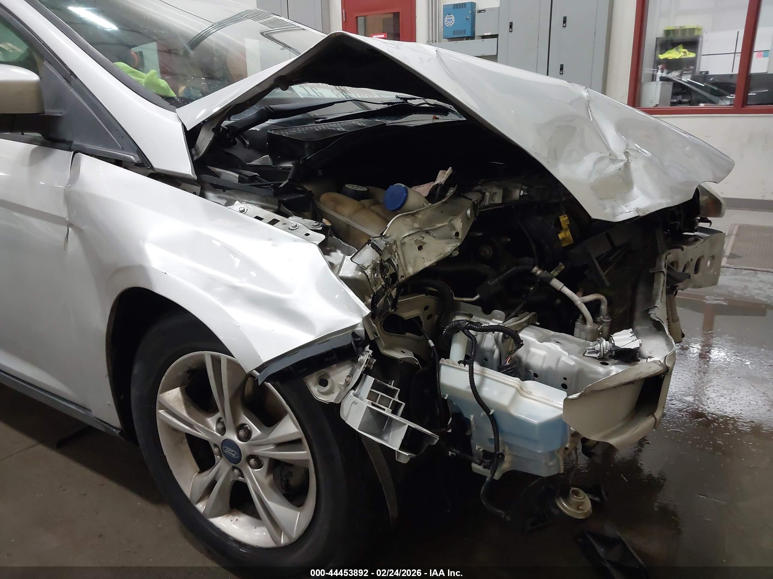 2013 Ford Focus Se Gray vin: 1FADP3F29DL124463