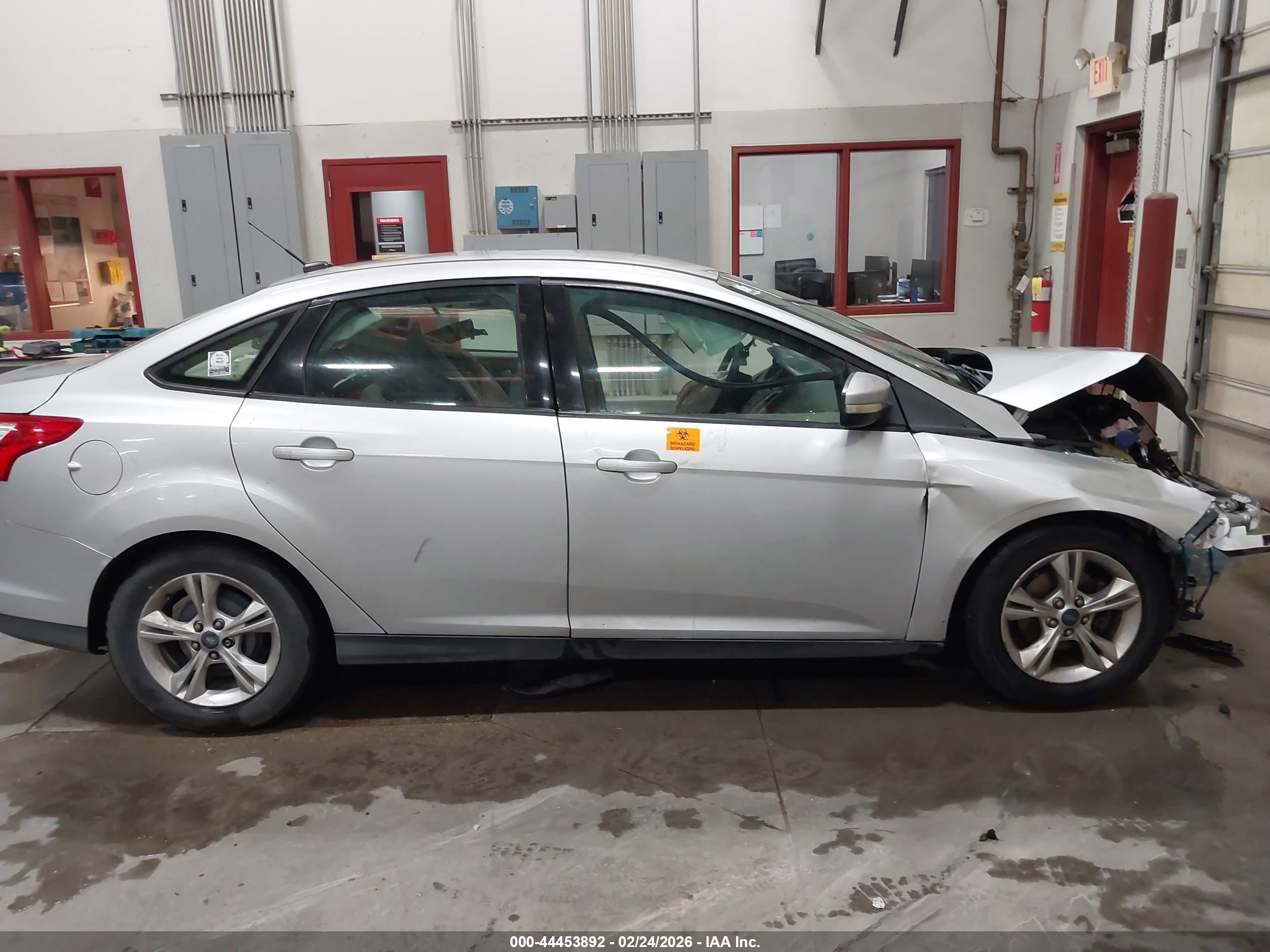 2013 Ford Focus Se Gray vin: 1FADP3F29DL124463