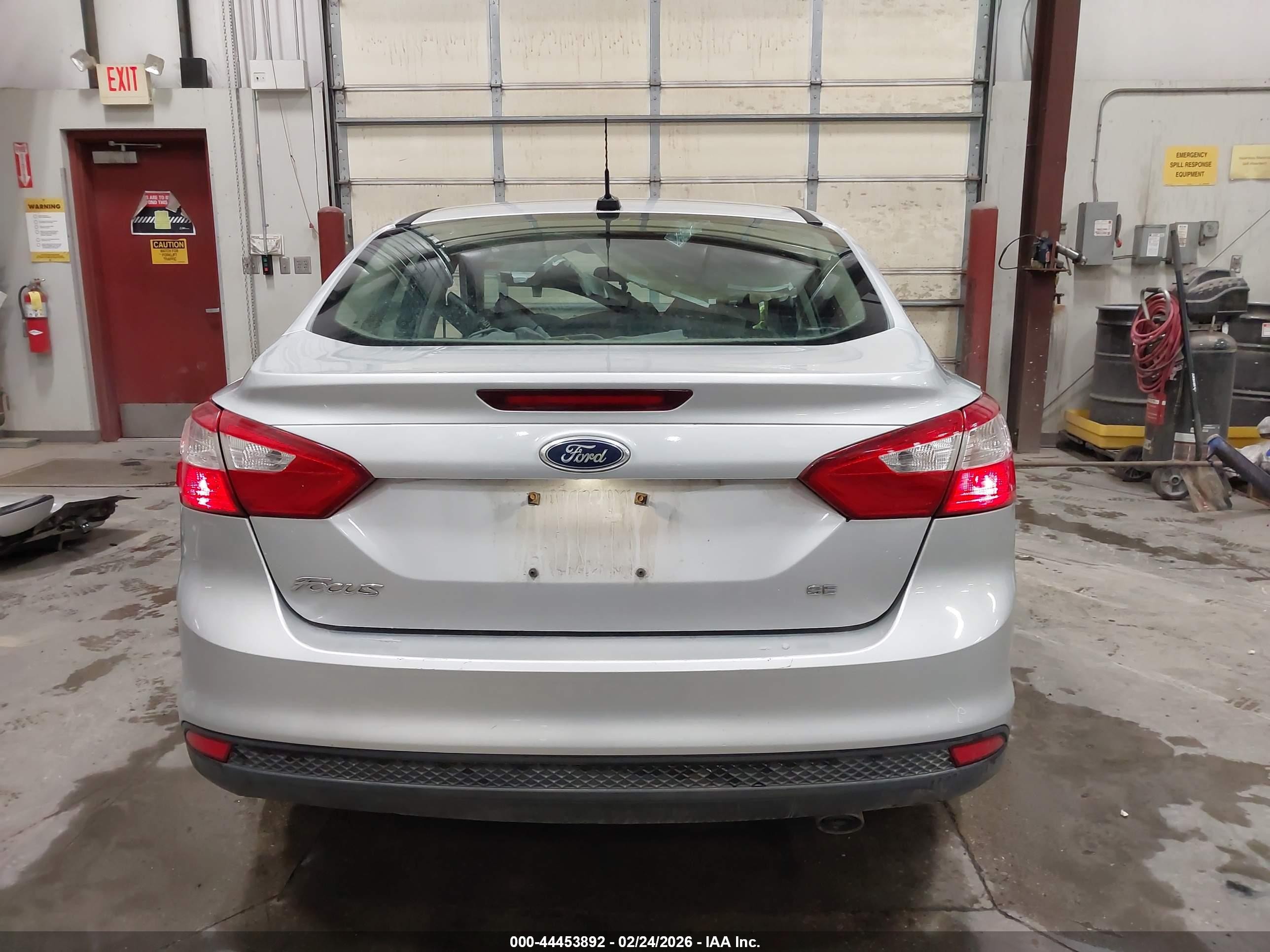 2013 Ford Focus Se Gray vin: 1FADP3F29DL124463